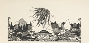 Ilustración al principio de la lista de ilustraciones. de Harry Clarke