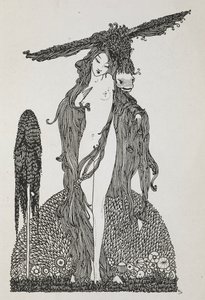 Ilustración para el cuento "Piel de asno".