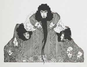 Ilustración de Barba Azul. de Harry Clarke