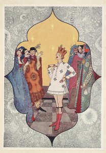 El traje nuevo del emperador. ¡Oh, qué bien se ven! ¡Qué bien le quedan! de Harry Clarke