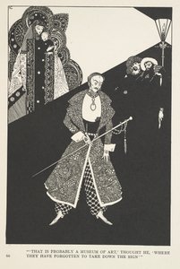 Las botas de la fortuna. "Probablemente sea un Museo de Arte", pensó, "donde se han olvidado de quitar el cartel". de Harry Clarke