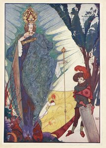 La Reina de las Nieves. Kay y la Reina de las Nieves. de Harry Clarke