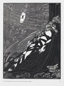 Se agolpaban sobre mí en montones cada vez más grandes. Del cuento "El pozo y el péndulo". de Harry Clarke