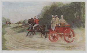 Dog-cart en Demi-poste, a l