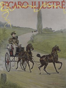 En tándem. Portada de Le Figaro Illustré, junio 1895