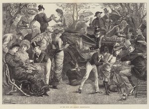 En el partido de cricket de Eton y Harrow de Harry Furniss