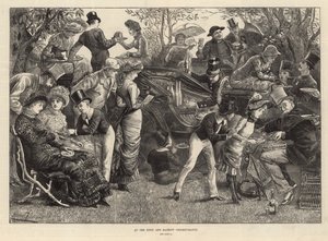En el partido de cricket de Eton y Harrow de Harry Furniss