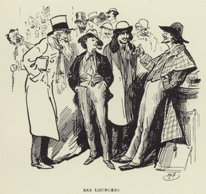 Parroquianos del Bar de Harry Furniss