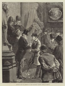 Sorteo para la admisión a la Galería de Extraños, Cámara de los Comunes de Harry Furniss