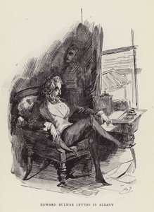 Edward Bulwer Lytton en Albany de Harry Furniss