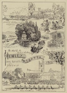 Regata de Henley, 1876 de Harry Furniss