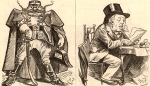 Ideal y real": William Henry Smith (1825-1891) de Harry Furniss