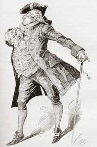 Ilustración para la novela de Charles Dickens Historia de dos ciudades de Harry Furniss