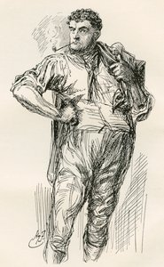 Ilustración para la novela de Charles Dickens Historia de dos ciudades de Harry Furniss