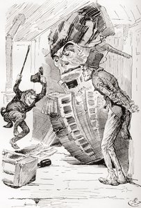 Ilustración para The Old Curiosity Shop de Charles Dickens de Harry Furniss