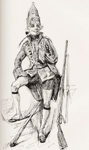 Ilustración para la novela de Charles Dickens Barnaby Rudge de Harry Furniss