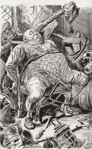 Ilustración para la novela de Charles Dickens Barnaby Rudge