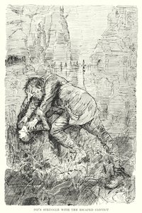 Ilustración de Grandes esperanzas de Charles Dickens de Harry Furniss