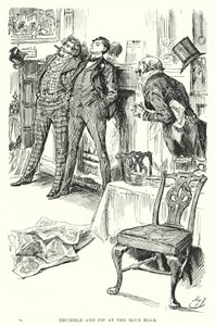 Ilustración para Grandes Esperanzas de Charles Dickens de Harry Furniss