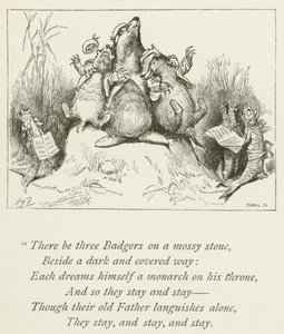 Ilustración para Sylvie y Bruno de Lewis Carroll