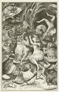 Ilustración para Sylvie y Bruno de Lewis Carroll