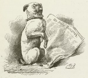 Ilustración para Sylvie y Bruno de Lewis Carroll