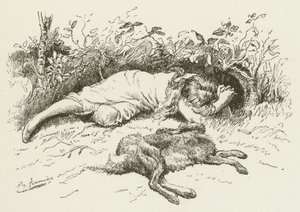 Ilustración para Sylvie y Bruno de Lewis Carroll de Harry Furniss