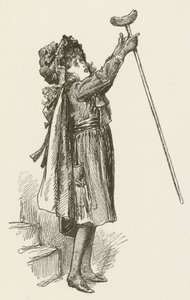 Ilustración para Sylvie y Bruno de Lewis Carroll de Harry Furniss