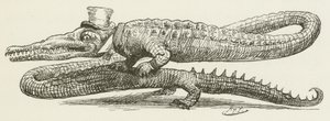 Ilustración para Sylvie y Bruno de Lewis Carroll de Harry Furniss