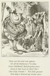 Ilustración para Sylvie y Bruno de Lewis Carroll de Harry Furniss