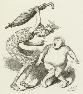 Ilustración para Sylvie y Bruno de Lewis Carroll de Harry Furniss