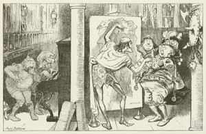Ilustración para Sylvie y Bruno de Lewis Carroll de Harry Furniss