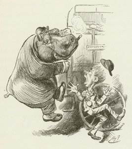 Ilustración para Sylvie y Bruno de Lewis Carroll de Harry Furniss