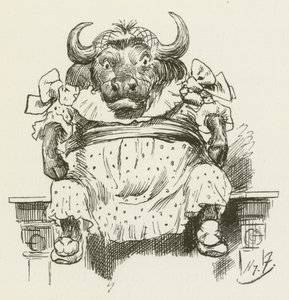 Ilustración para Sylvie y Bruno de Lewis Carroll