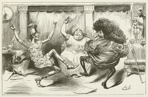 Ilustración para Sylvie y Bruno de Lewis Carroll de Harry Furniss