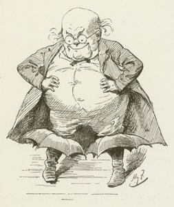 Ilustración para Sylvie y Bruno de Lewis Carroll de Harry Furniss