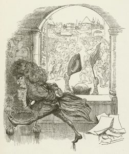 Ilustración para Sylvie y Bruno de Lewis Carroll de Harry Furniss