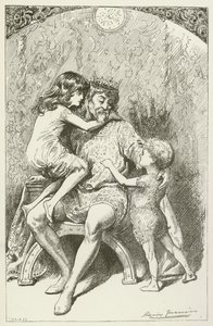 Ilustración para Sylvie y Bruno de Lewis Carroll
