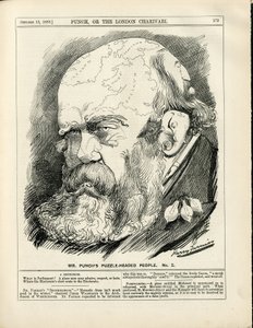 Ilustración de Harry Furniss (1854-1925) en Punch de Harry Furniss