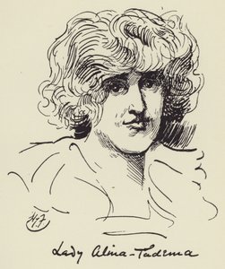 Lady Alma Tadema de Harry Furniss