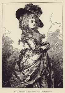 Sra. Rousby como el Gainsborough Perdido de Harry Furniss