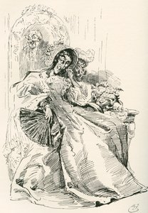 Sra. Skewton (grabado) de Harry Furniss
