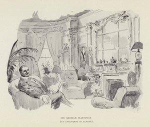 Sir George Hastings, Un apartamento en Albany
