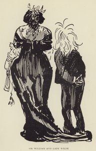 Sir William y Lady Wilde de Harry Furniss