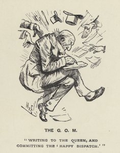 El Gran Viejo Hombre - GOM - W E Gladstone de Harry Furniss
