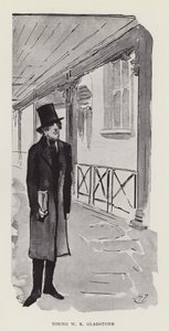 Joven W E Gladstone de Harry Furniss