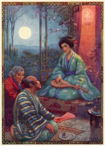 Princesa Esplendor del Bambú Plumoso (litografía en color) de Harry George Theaker