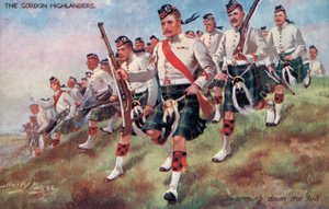 Los Gordon Highlanders, Descendiendo la colina