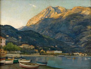 Menton, Costa Azul (óleo sobre lienzo colocado sobre tabla) de Harry van der Weyden