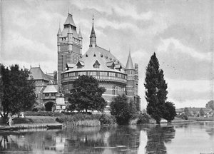 El Memorial de Shakespeare, Stratford-On-Avon, c. 1896 de Harvey Barton